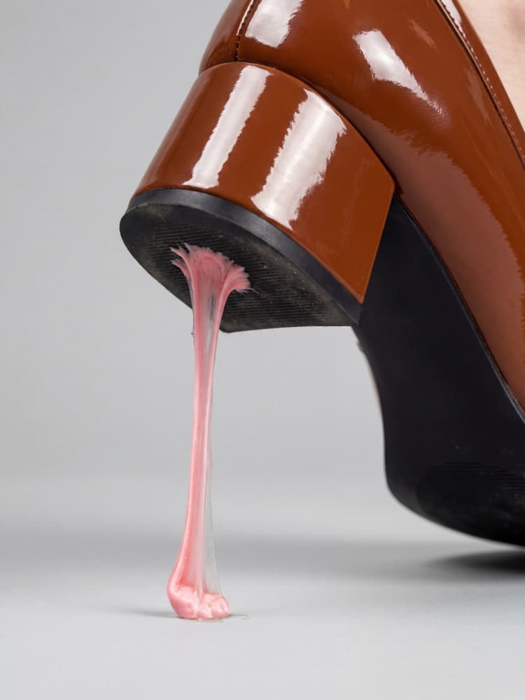 Sticky Shoe Gum by Andreas Magnusson — canvas wall art