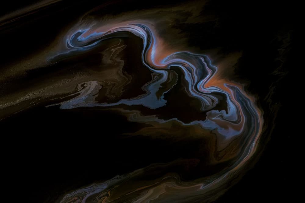 Fluid Cosmic Swirl by Jun Zuo — canvas wall art