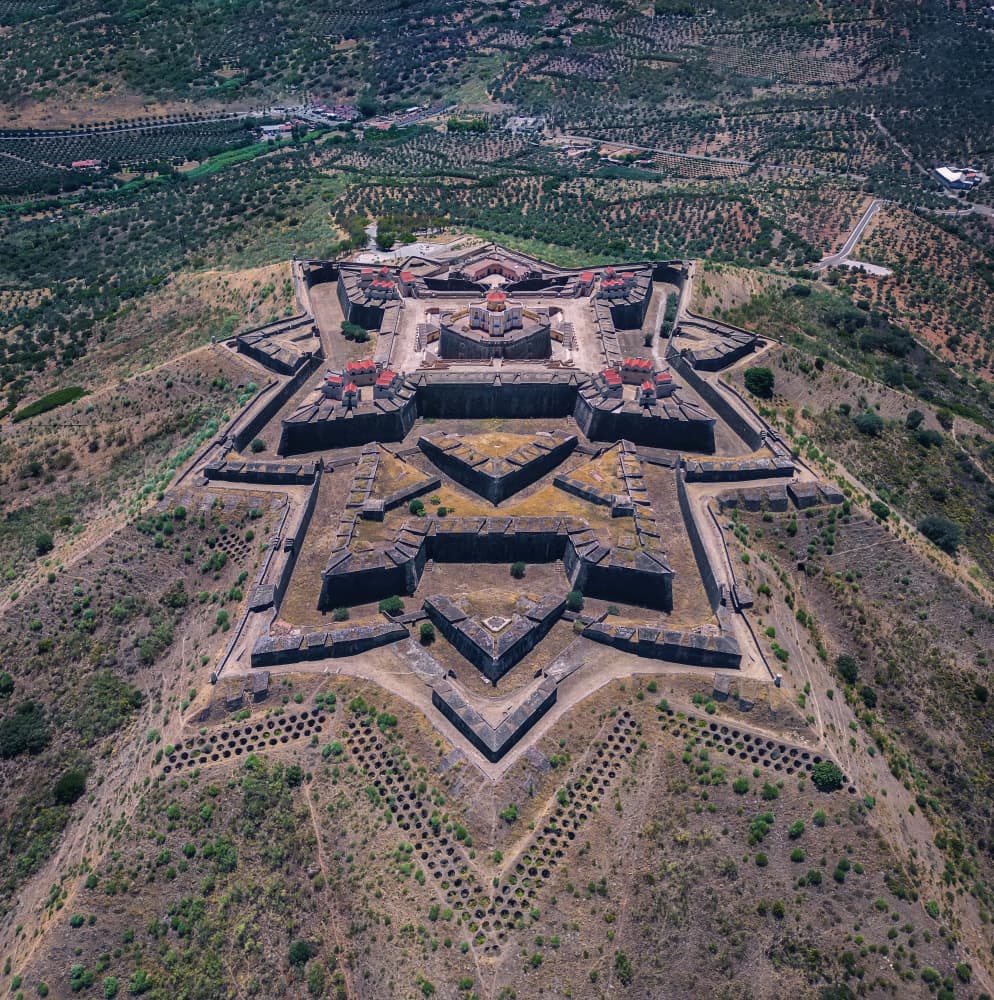 Historic Star Fortress by Enrique Rodriguez de Mingo — canvas wall art