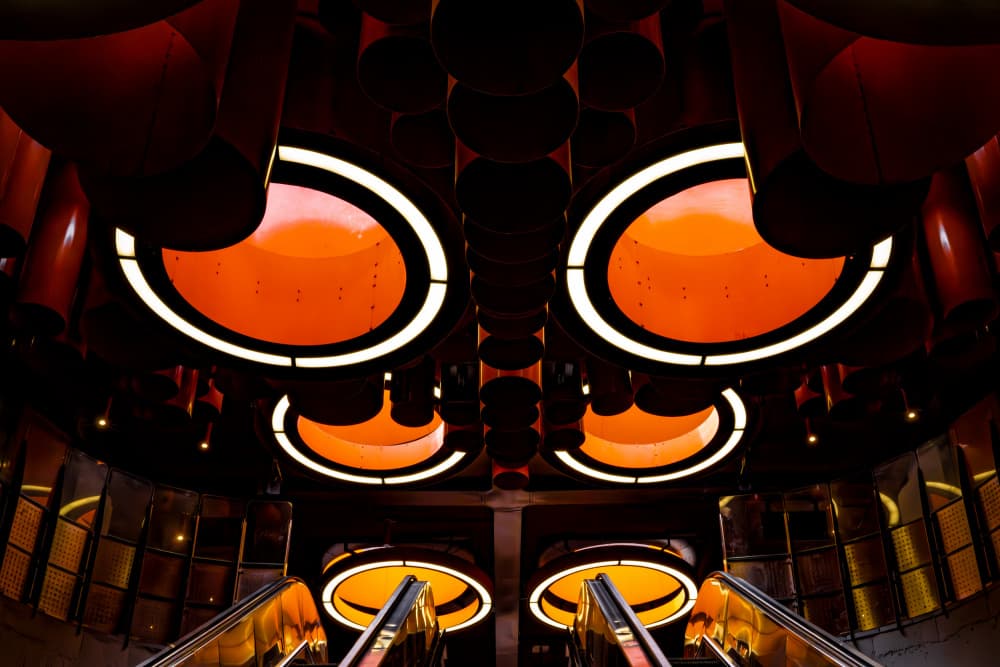 Modern Subway Glow by Linda Wride — canvas wall art