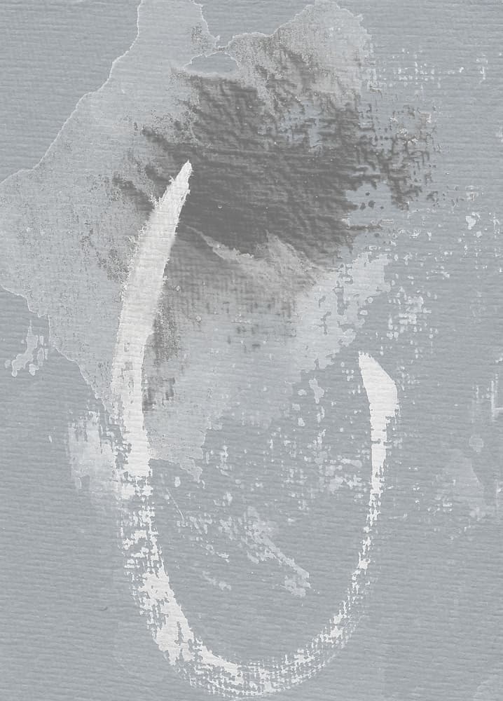 Fluid Gray Brushstrokes by Santhosh ch — canvas wall art