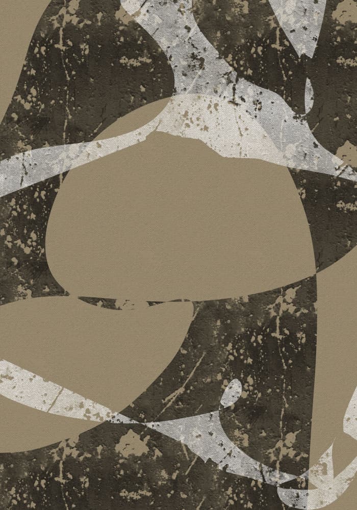Distressed Earthy Shapes by Yuli Saputra — canvas wall art