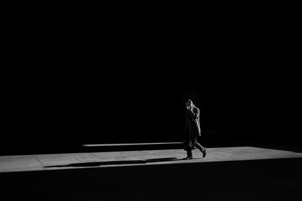 Solitary Walk In Light by Kentaro Watanabe — canvas wall art
