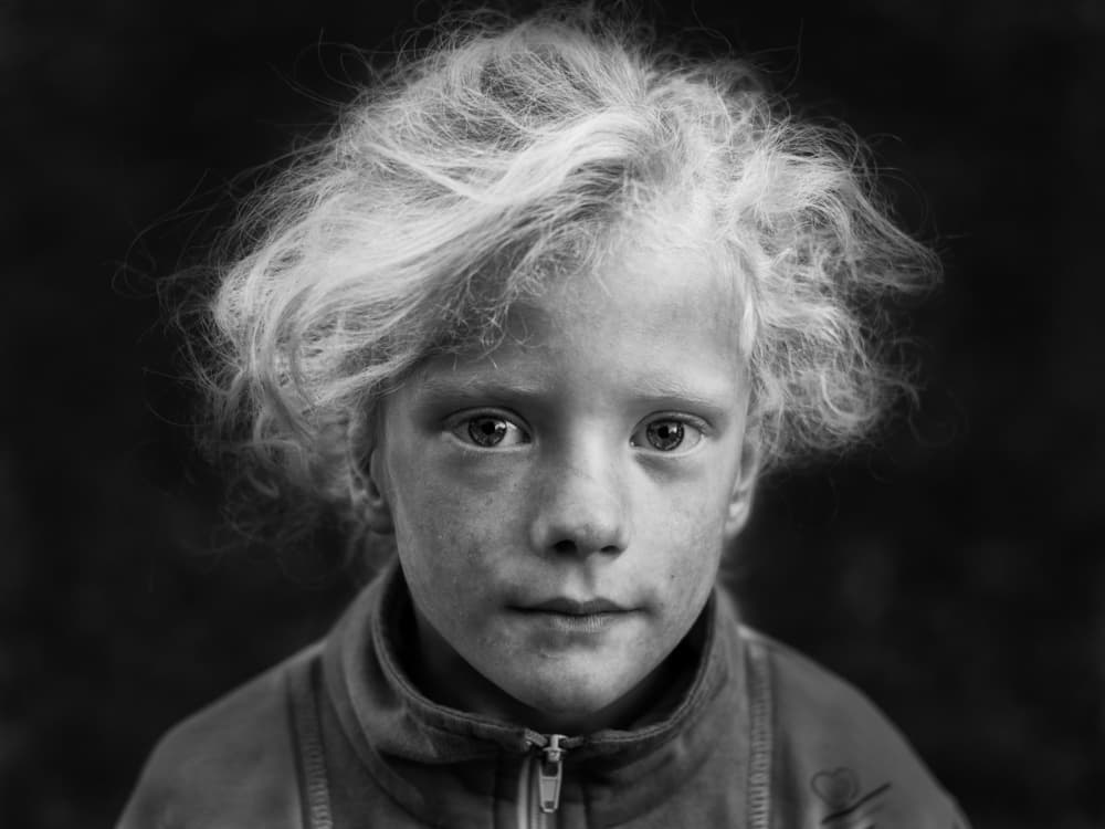 Soulful Child Portrait by Zoran Toldi (EFIAP AZSF) — canvas wall art
