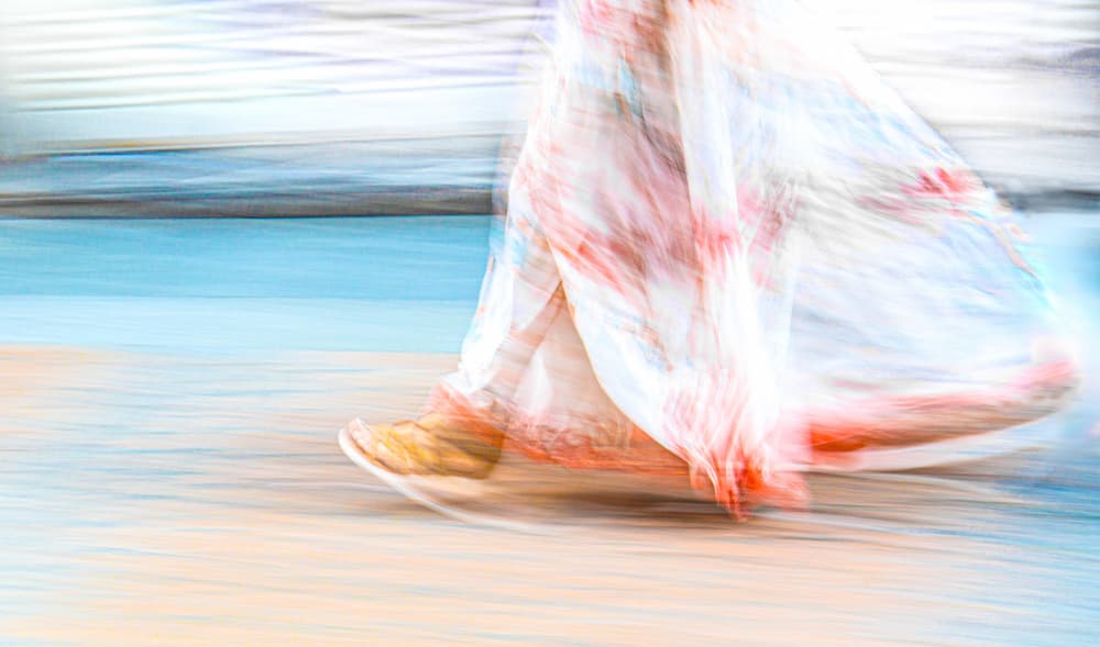 Dreamy Beach Walk by Angelika Vogel — canvas wall art