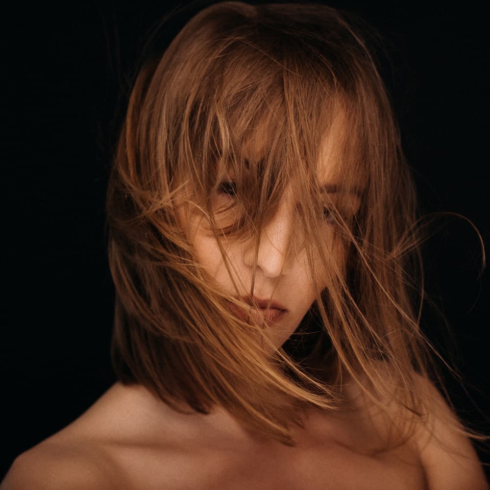 Woman With Flowing Hair by Martin Krystynek MQEP — canvas wall art