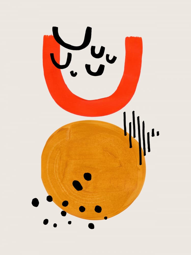 Bold Geometric Shapes by Ejaaz Haniff — canvas wall art