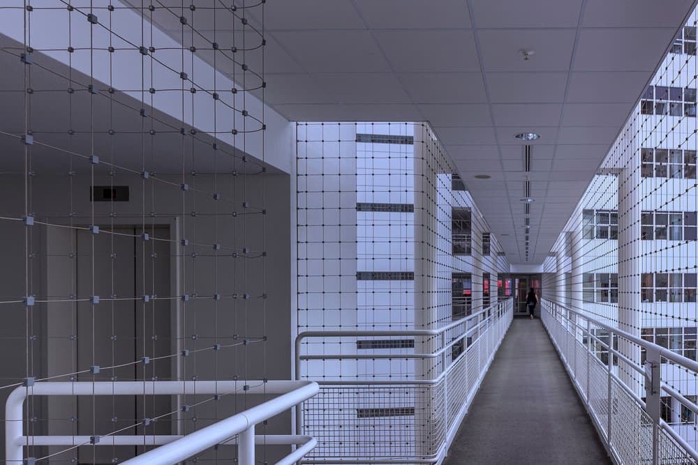 Architectural Corridor View by Theo Luycx — canvas wall art