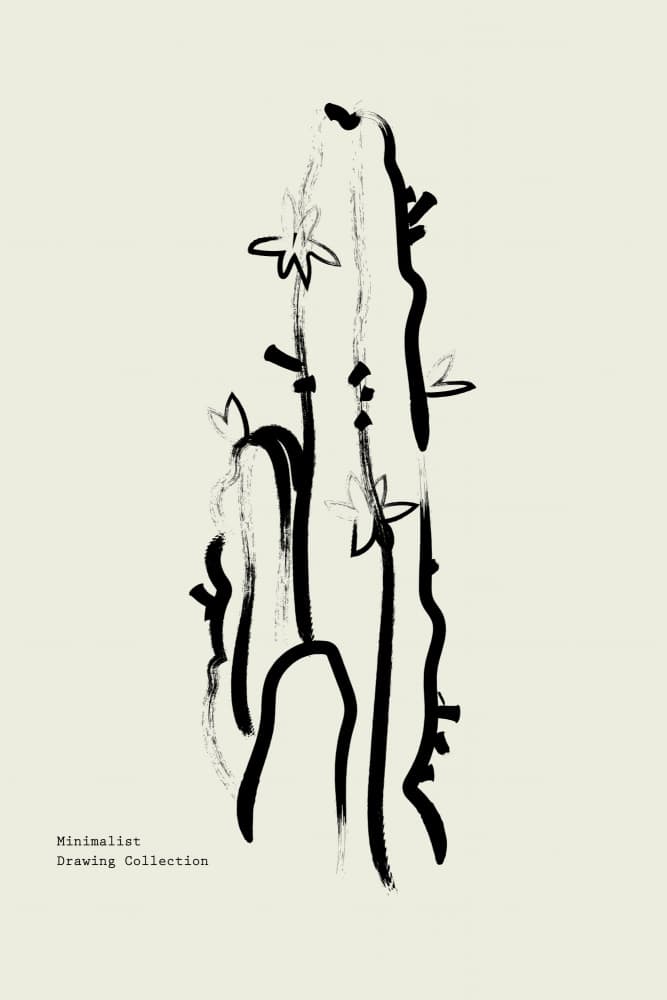 Minimalistdrawingcollectionno06 by Treechild — canvas wall art