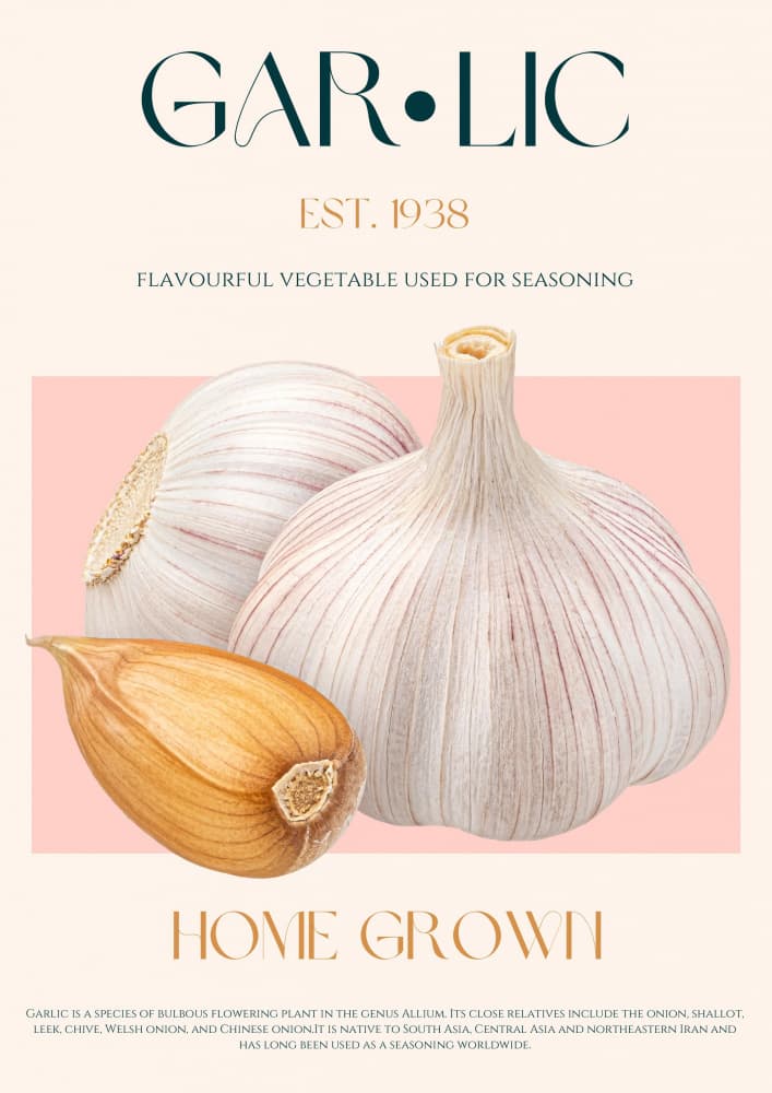 Homegrown Garlic Harvest by Nazma Khokhar — canvas wall art