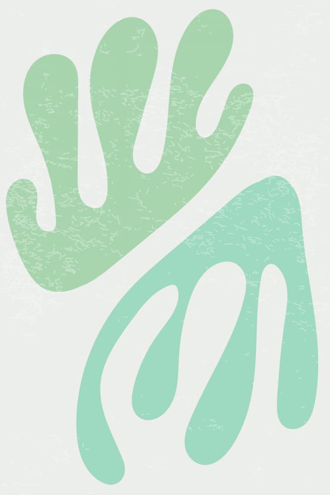 Fluid Green Shapes by jay stanley — canvas wall art