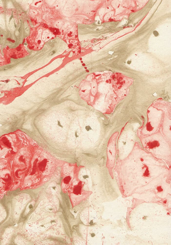 Red Beige Marbling by Santhosh ch — canvas wall art