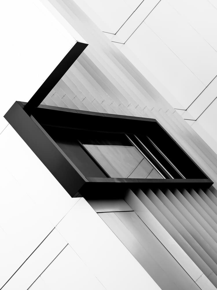 Abstract Architectural Lines by Marius Surleac — canvas wall art