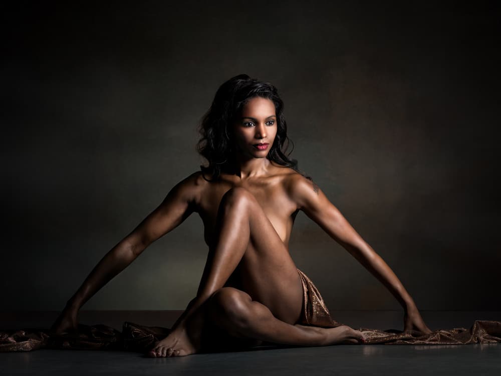 Grounded Feminine Grace by Luc Stalmans — canvas wall art