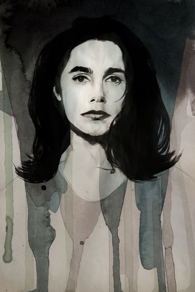 Pensive Woman Portrait by David Diehl — canvas wall art