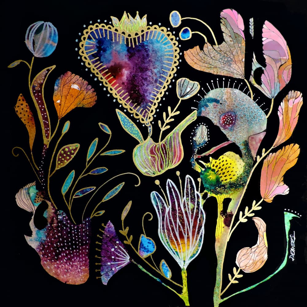 Sacred Heart Garden by Sylvie Demers — canvas wall art