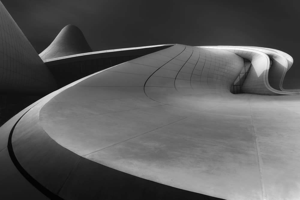 Flowing Modern Architecture by Olavo Azevedo — canvas wall art