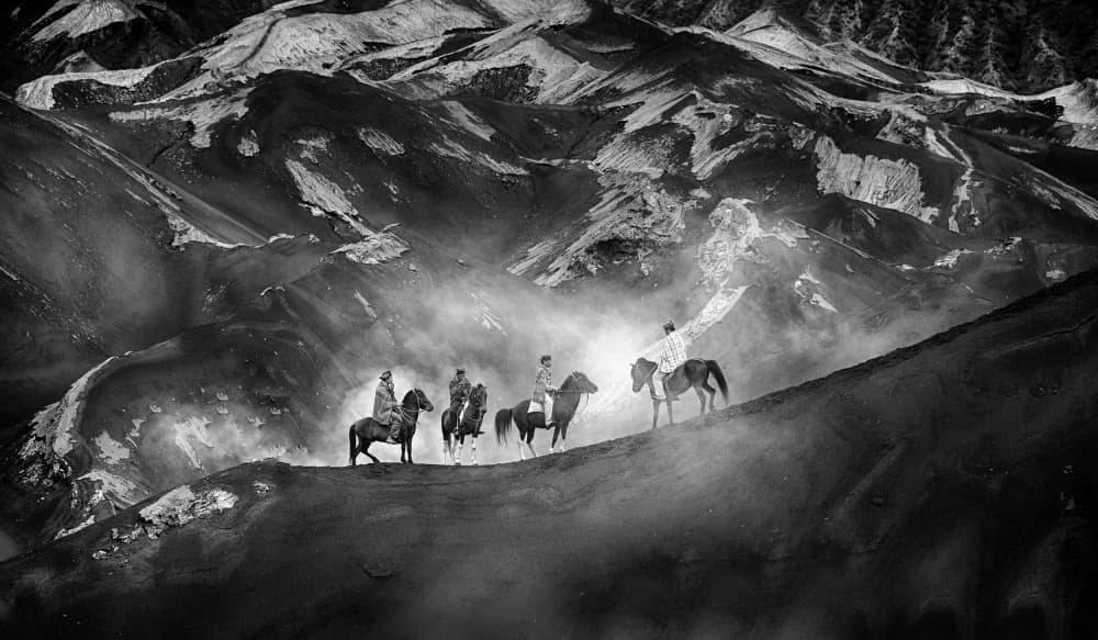 Epic Mountain Journey by Angela Muliani Hartojo — canvas wall art