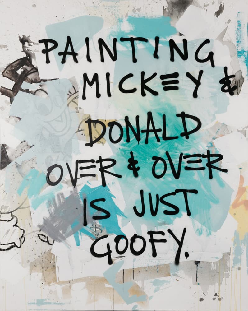 Witty Abstract Statement by kent youngstrom — canvas wall art