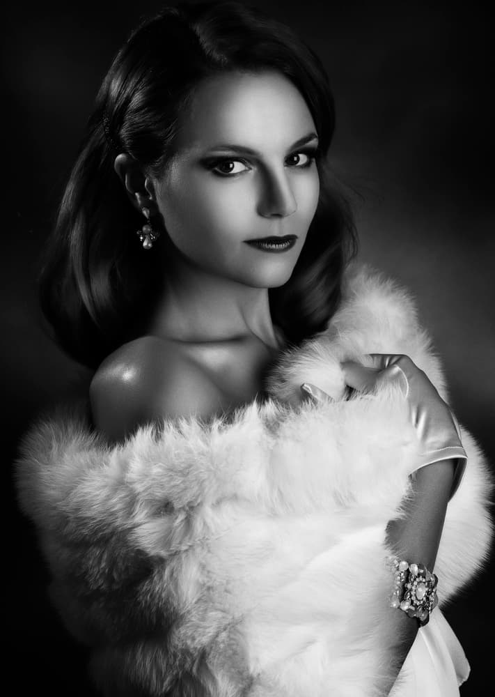 Old Hollywood Glamour by Peppe Tambè — canvas wall art