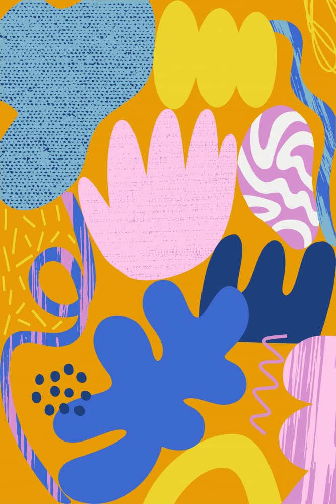 Shapeparadeno02 by Treechild — canvas wall art