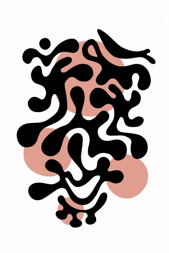 Fluid Abstract Shapes by Melanie Viola — canvas wall art