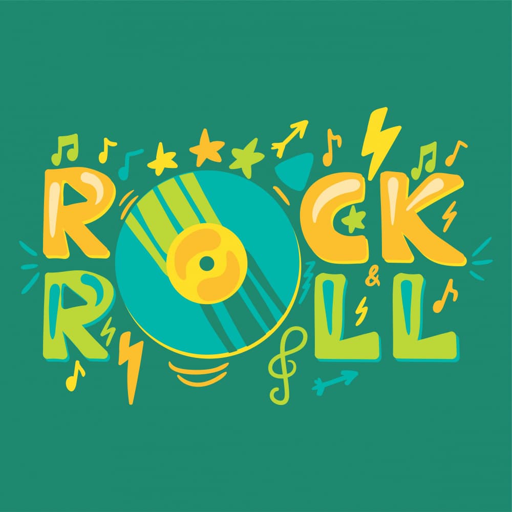 Rock And Roll Energy by Marika Barsrsind β canvas wall art