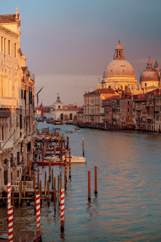 Venice Grand Canal Sunset by Alla Simacheva — canvas wall art