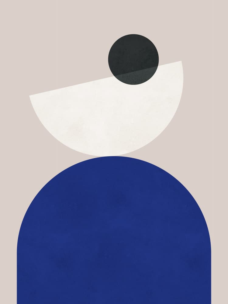 Geometric Balance by Vitor Costa — canvas wall art