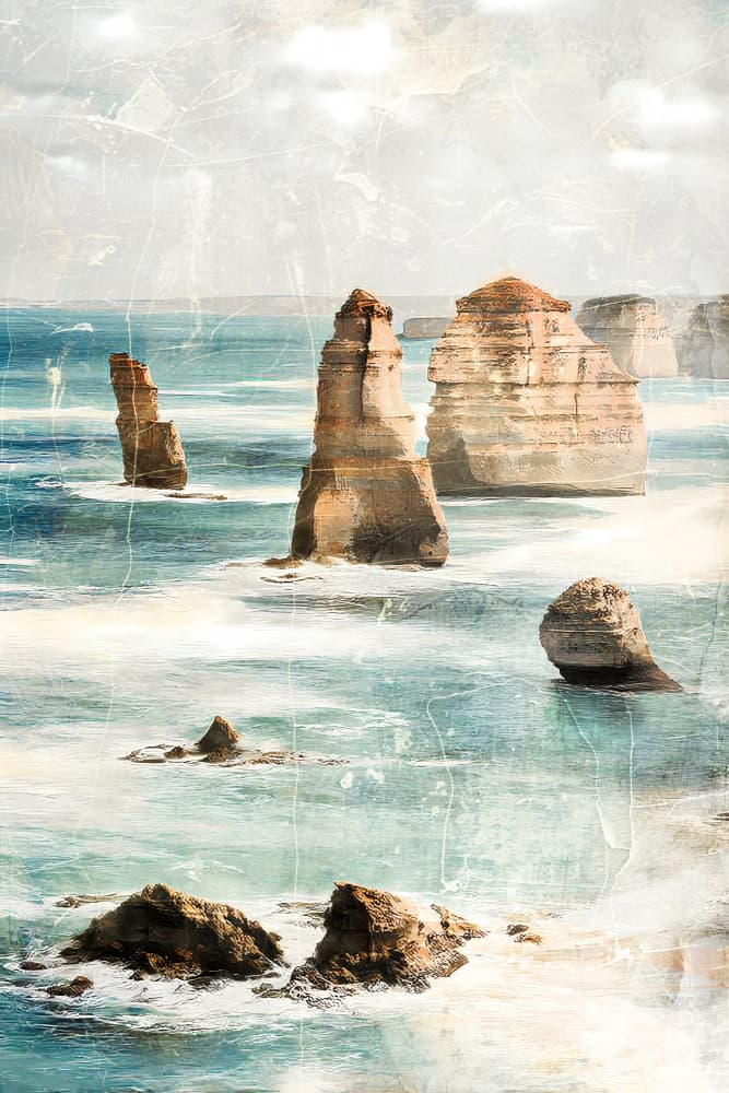 Majestic Sea Stacks by Rafal Kulik — canvas wall art