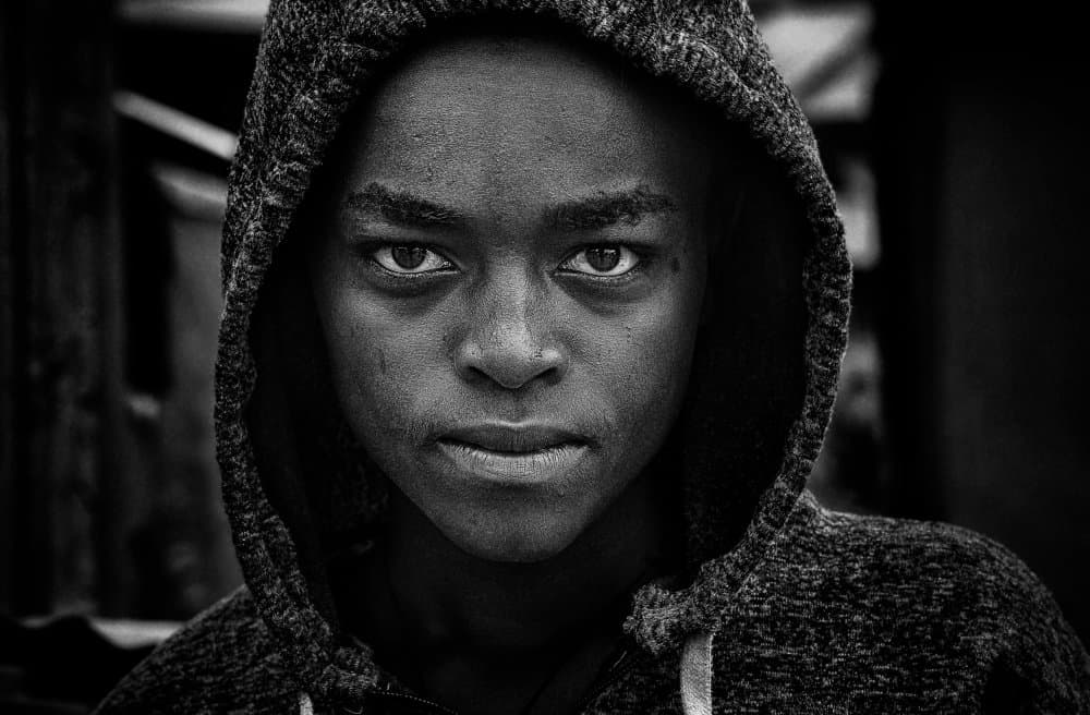 Intense Hooded Gaze by Joxe Inazio Kuesta Garmendia — canvas wall art