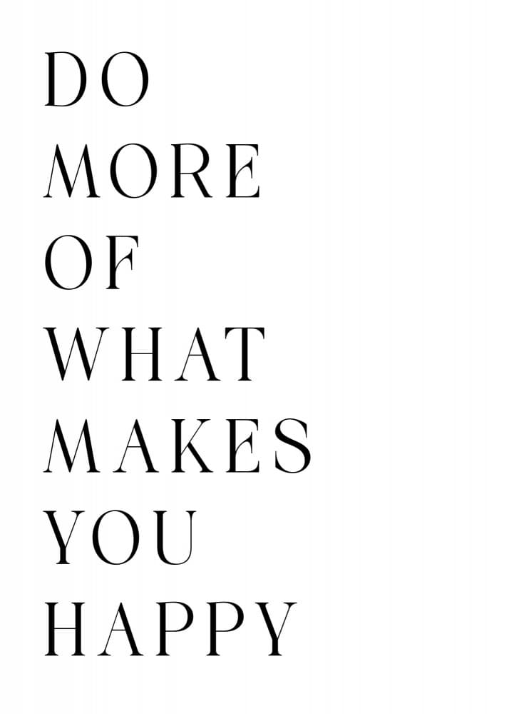 Inspirational Happy Quote by Andreas Magnusson — canvas wall art