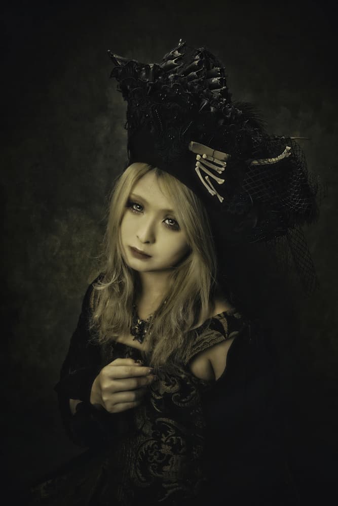 Mysterious Gothic Woman by KOIKI — canvas wall art