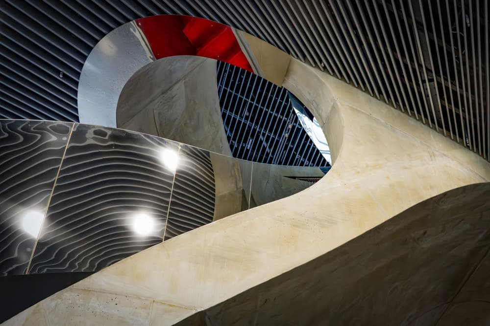 Dynamic Architectural Forms by Linda Wride — canvas wall art