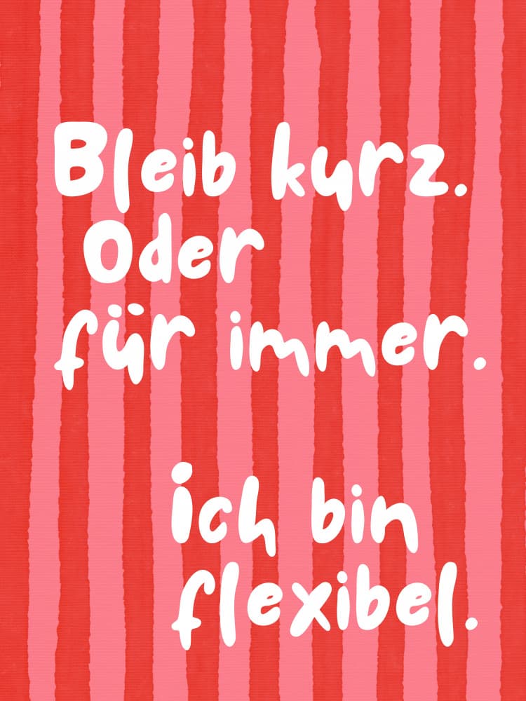Flexible German Quote by Ohkimiko — canvas wall art