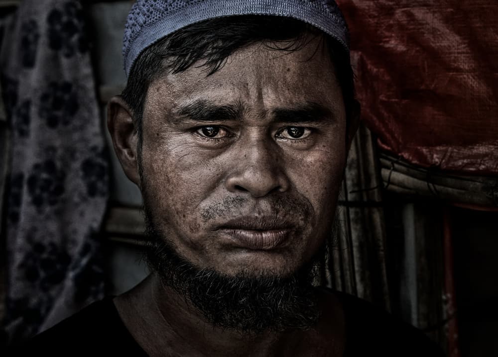 Pensive Man in Cap by Joxe Inazio Kuesta Garmendia — canvas wall art