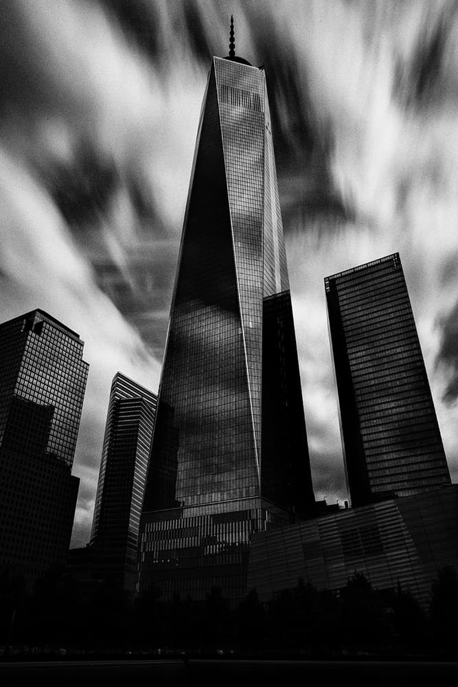 One World Trade Sky by Massimo Della Latta — canvas wall art