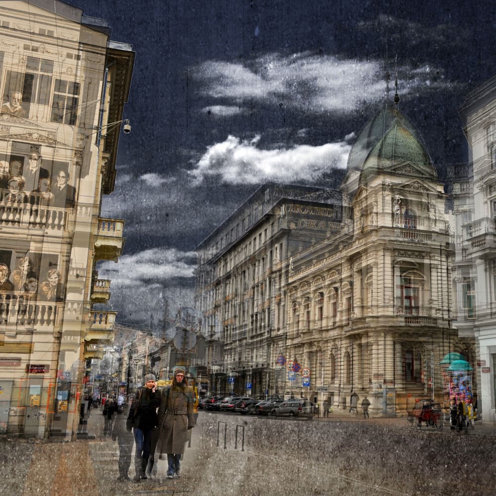 Urban Echoes by Raffaele Corte — canvas wall art
