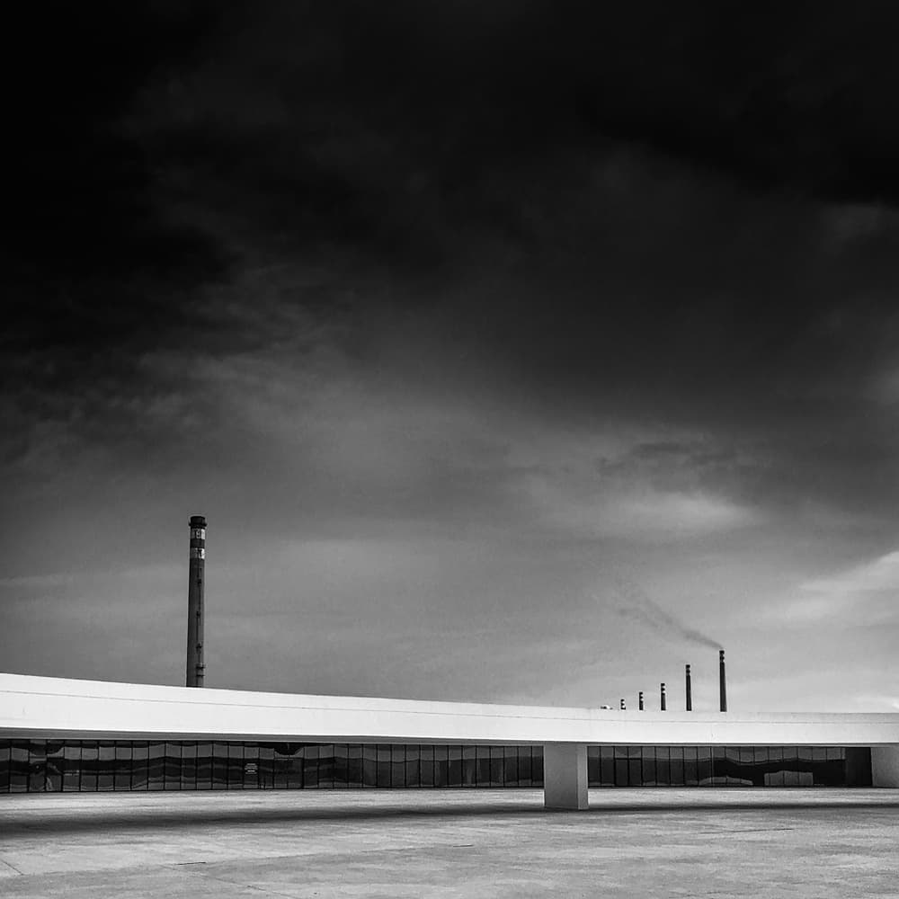 Stark Industrial Architecture by Marco Antonio Cobo — canvas wall art