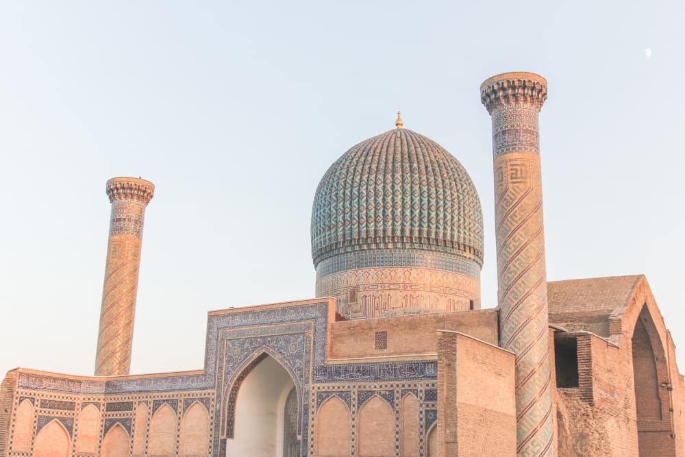Turquoise Dome Samarkand by Photolovers — canvas wall art