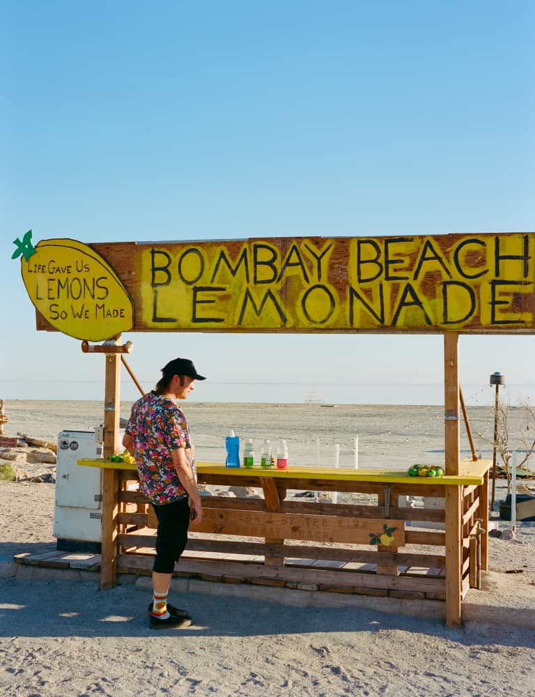 Bombay Beach Lemonade Stand by Bethany Young — canvas wall art
