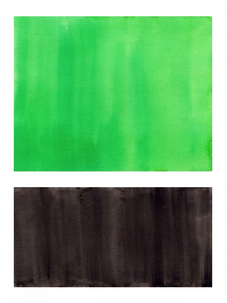 Vibrant Green Black Abstract by Ejaaz Haniff — canvas wall art