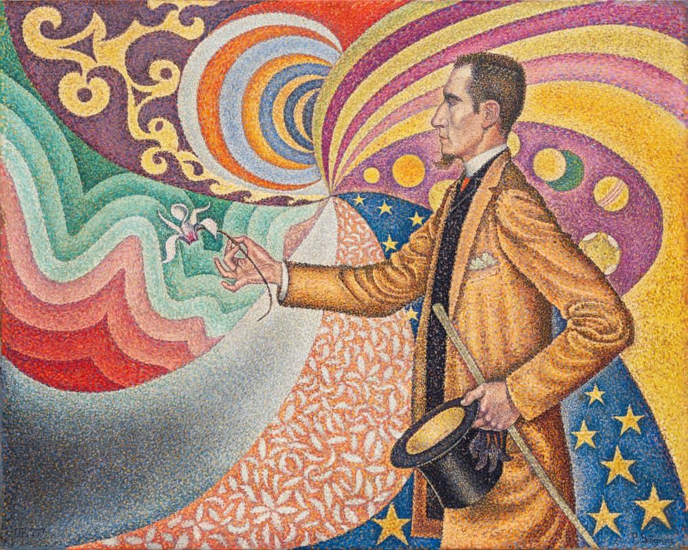 Portrait of Felix Feneon (1890) by Paul Signac — canvas wall art