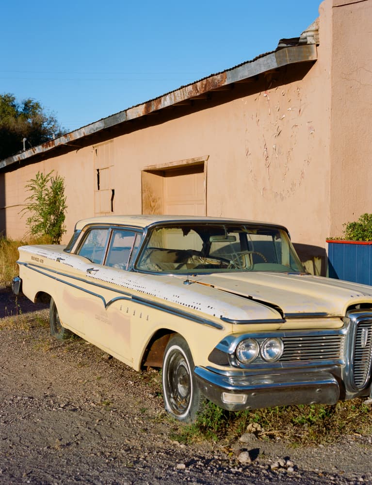 Abandoned Vintage Car by Bethany Young — canvas wall art