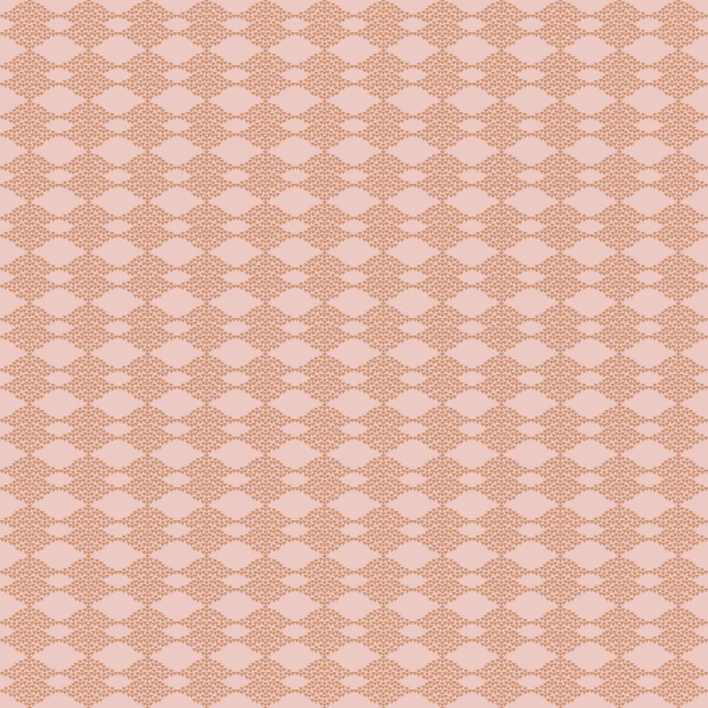 Blush Diamond Weave by Gemma Bardot — canvas wall art