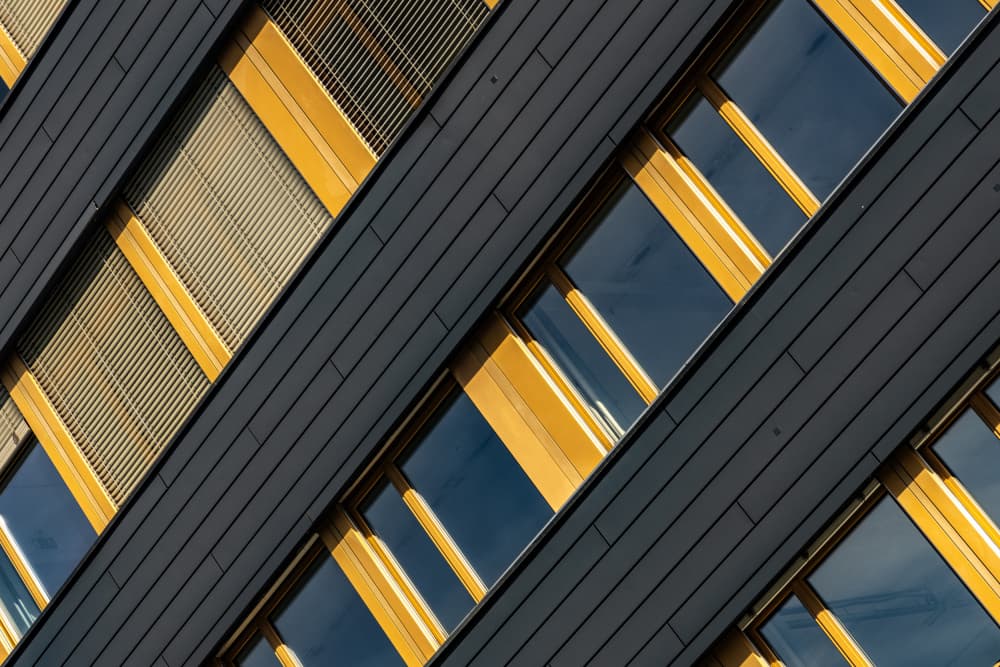 Modern Building Facade by Franco Tessarolo — canvas wall art