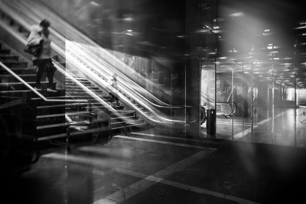 Urban Metro Movement by Jurij Bizjak — canvas wall art