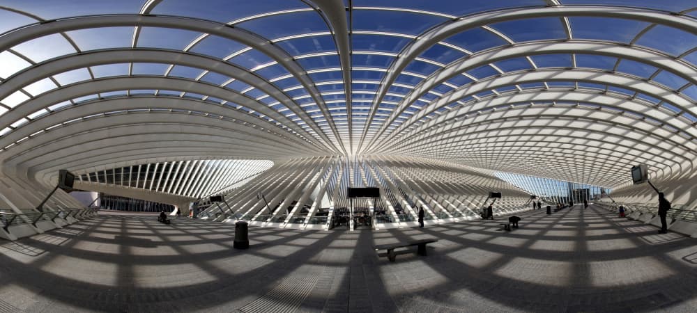 Architectural Light Play by Wim Denijs — canvas wall art