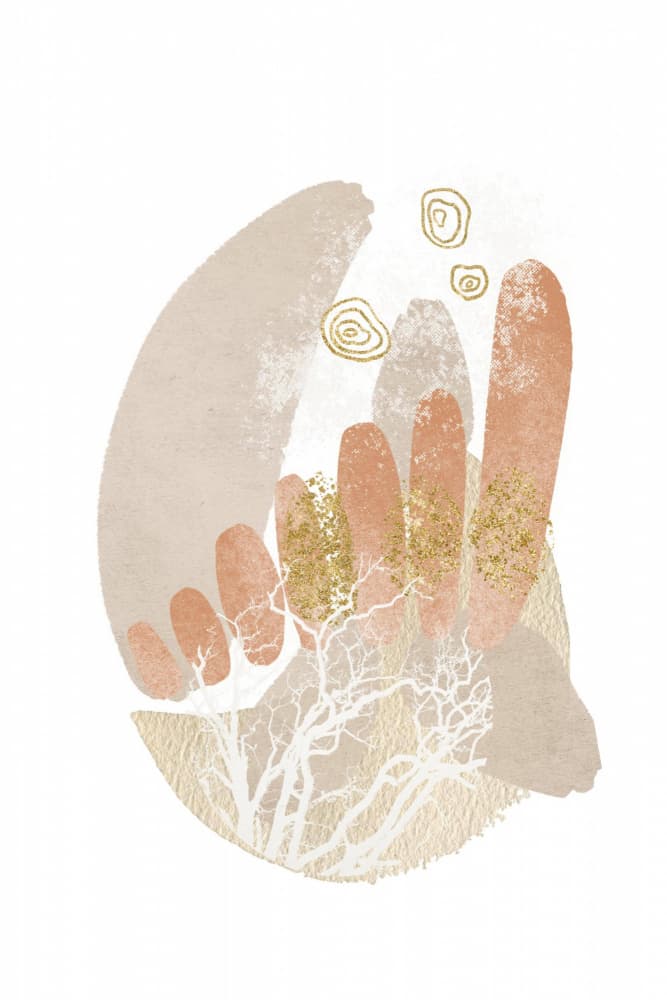 Organic Earth Tones by Sally Ann Moss — canvas wall art
