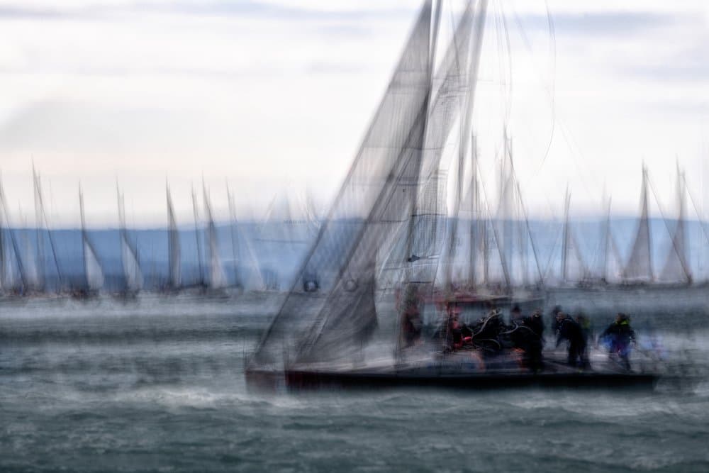 Regatta Motion Blur by Milan Malovrh — canvas wall art